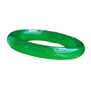 玉手镯冰种帝王绿翡翠色手镯石英岩玉满绿绿祖母绿圆手镯