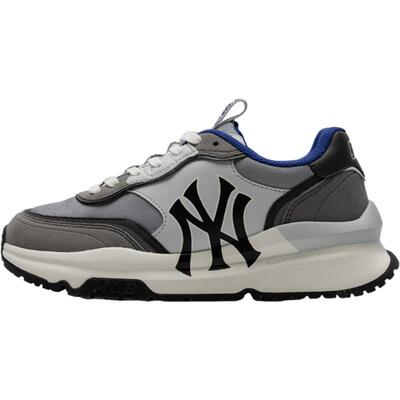 【自营】MLB休闲鞋男女鞋厚底老爹鞋NY大标拼色运动鞋3ASHCRS3N