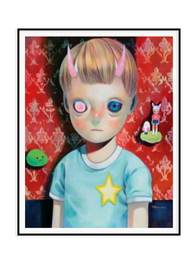下光田卡通艺术挂画送孩子礼品画