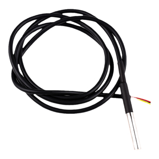 DS18B20数字温度传感器探头防水型水温探测线不锈钢封装0.5米1米