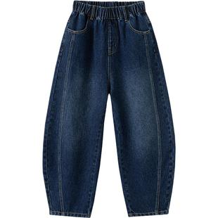 巴拉巴拉男童牛仔裤中大童弯刀裤春秋季新款童装宝宝裤子休闲潮夏