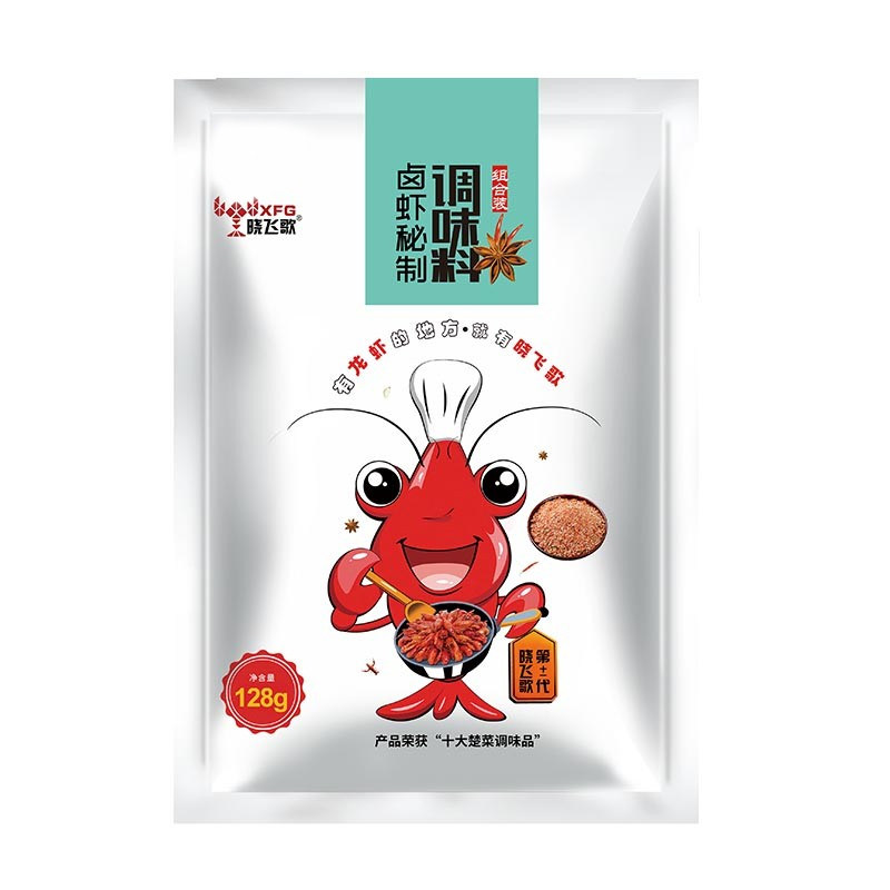晓飞歌128g家庭版商用配方卤虾