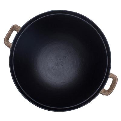 臻三环老式铁锅铸铁锅无涂层不易粘锅双耳炖锅厚底薄边炖锅炒锅