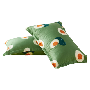 简屋秋冬枕套一对装枕头套一对儿童单人48x74cm枕芯套学生宿舍用