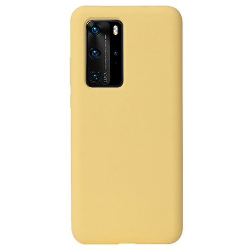 适用华为P40/P40Pro/P40Pro+纯液态硅胶全包防摔亲肤纯色5G手机壳