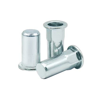 盲孔拉铆螺母六角半六角镀锌蓝白