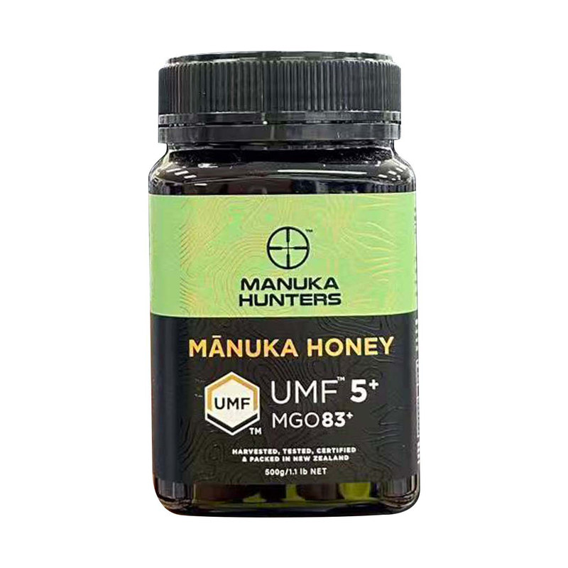 新西兰直邮MANUKA HUNTERS麦卢卡蜂蜜UMF5+10+15+20+500g呵护肠胃