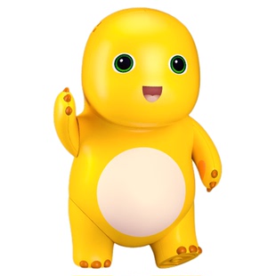 小鲁班会说话的小奶龙积木发声公仔玩偶潮玩益智儿童玩具正品授权