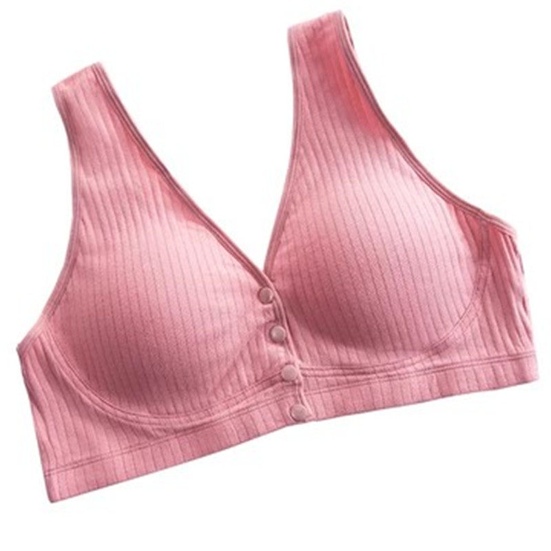 特大码内衣简约无钢圈棉哺乳文胸