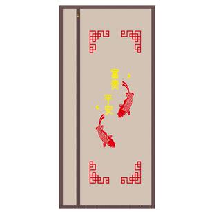 进户门防蚊门帘2026新款高档免打孔自粘金刚网全磁条磁铁磁性沙门