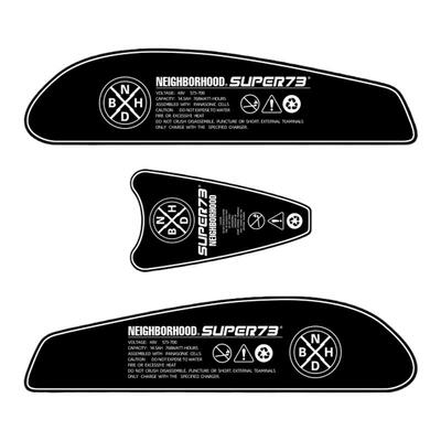 super73RX大油壶电池专用防水耐磨贴纸高质量涂鸦装饰改装配件