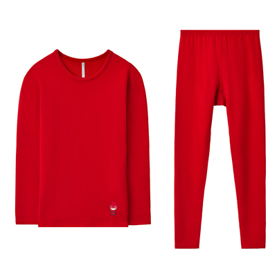 红豆红男士保暖内衣鸿运礼盒马年纯棉秋衣秋裤本命年加厚发热套装