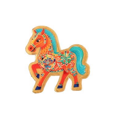 普陀山足金999十二生肖手机背卡