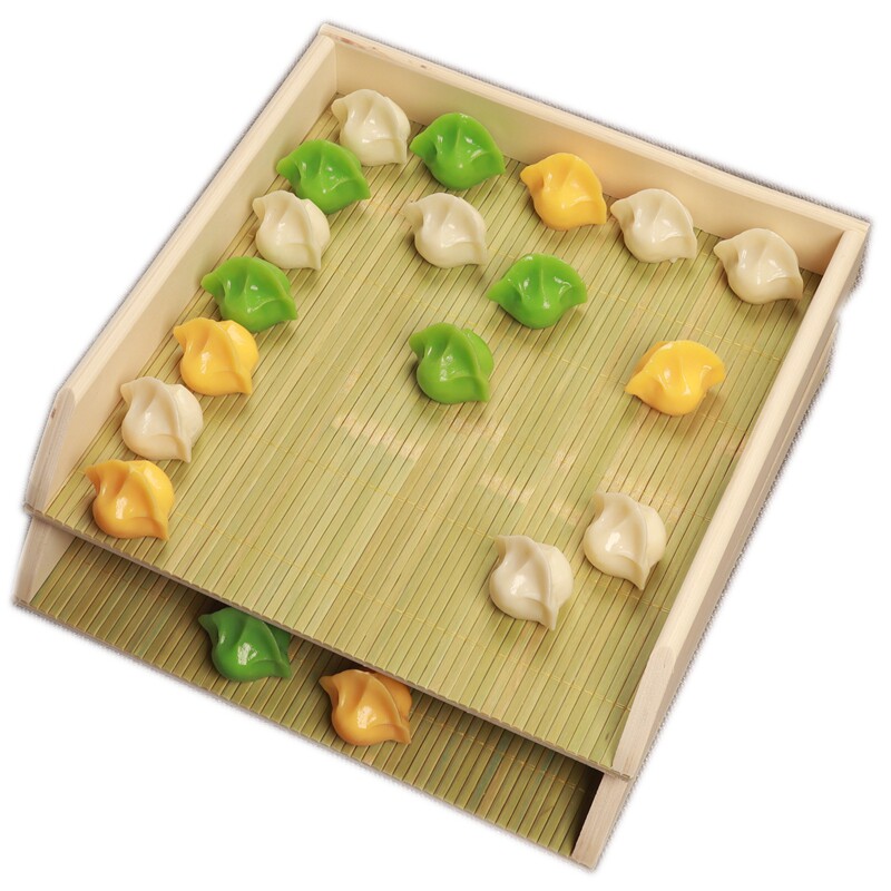 定制竹子水饺托盘速冻放收纳饺盒