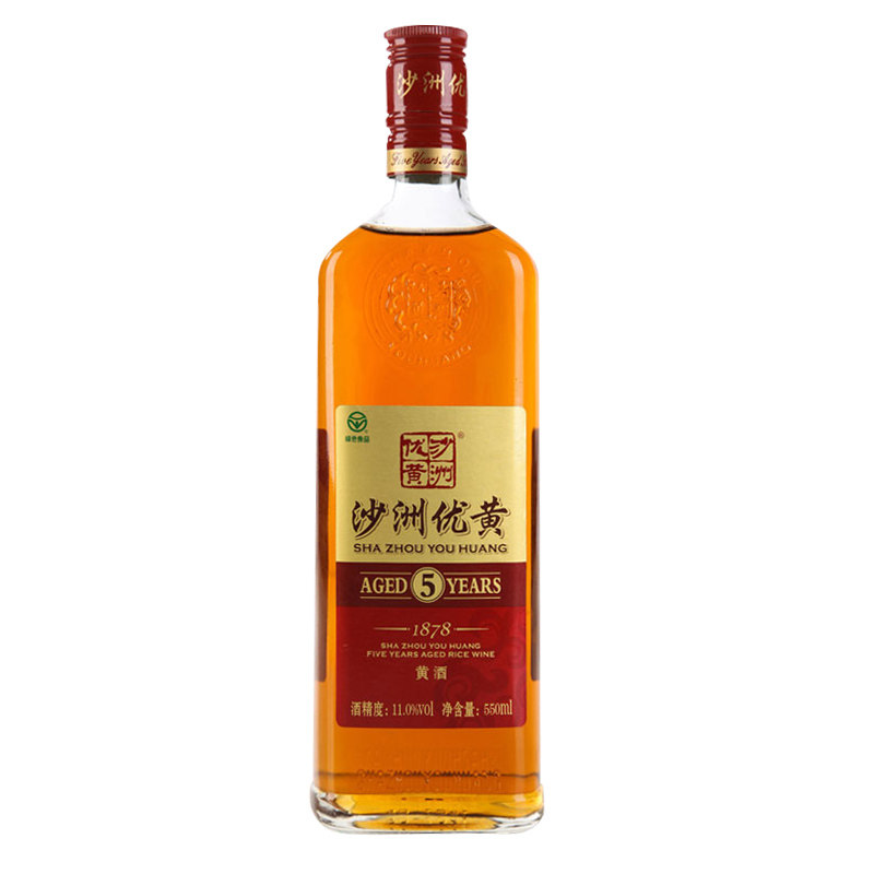 沙洲优黄五年陈半干型11度黄酒