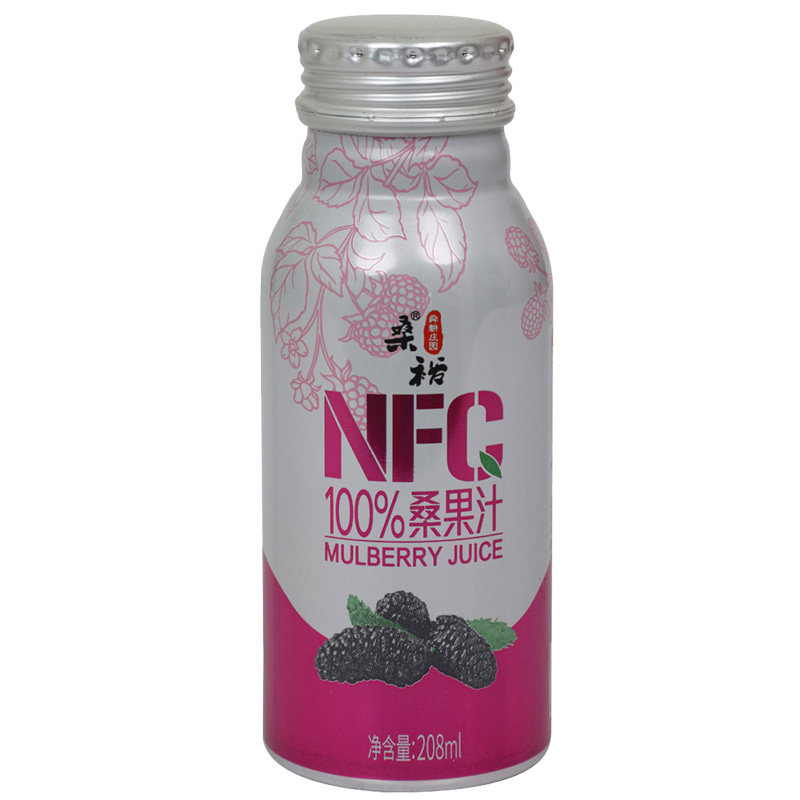 桑裕鲜果冷压榨纯100%NFC桑葚汁