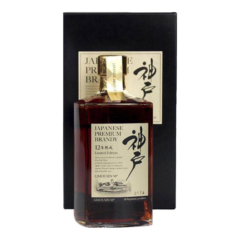 日本神户白兰地12年陈酿洋酒