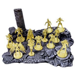 纯铜金属版黄金圣斗士星矢射手座宫殿12星座圣衣神话展台模型摆件