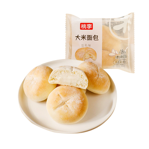 桃李大米面包早餐小面包豆乳味速食品零食糕点