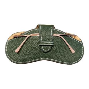 真皮眼镜包便携ins眼镜盒抗压太阳墨镜收纳袋男女近视眼镜保护套