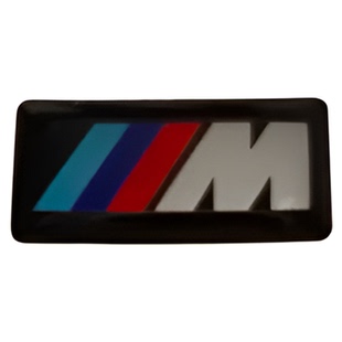 适用宝马轮毂贴改装新3系5系X1X5M方向盘标贴标外观软胶M标随意贴