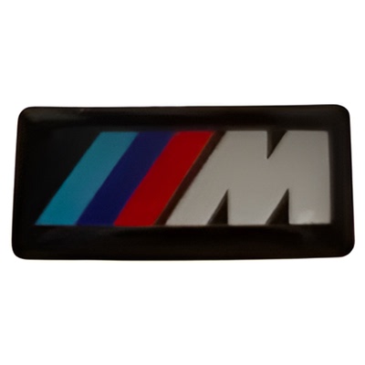适用宝马轮毂贴改装新3系5系X1X5M方向盘标贴标外观软胶M标随意贴