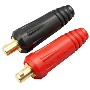 电焊机快速接头全铜欧式焊把线快速接头配件公母电缆专用插头插座