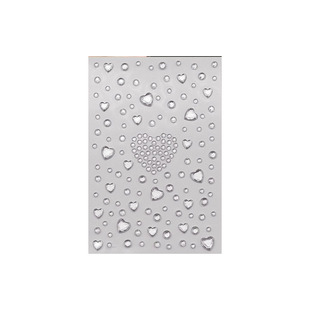 儿童舞台妆演出脸上贴钻爱心免胶水女童面部妆容贴化妆亮片月亮闪