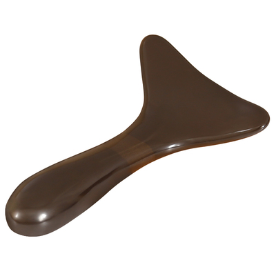 砭石鱼尾刮痧铲弧形多功能