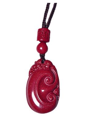 天然朱砂貔貅吊坠男女事事如意儿童紫金砂平安项链护身符情侣饰品