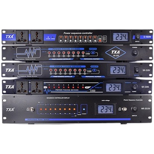 TXA牌专业8-10-16路电源时序器插座顺序管理器舞台会议控制器