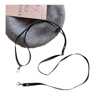 斜挎可背手机挂绳高端皮质背包背带双扣包包带子挂件挂饰壳链绳子可调节挂脖长款背绳结实耐用电话防丢绳皮革