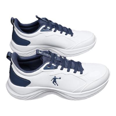 乔丹运动鞋男鞋皮面防水跑步鞋子