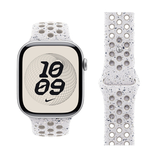 适用于Apple watch11手表s10表带洞洞运动9腕带se液态8硅胶ultra3