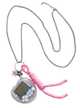 爱心游戏机吊坠项链女2025新款