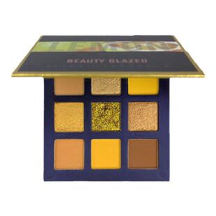 ins超火Beauty Glazed小盘便携9色彩色眼影盘COS超闪珠光土豆泥