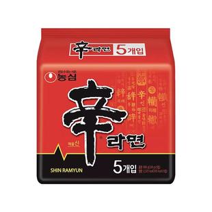 农心辛拉面韩国经典拉面方便面韩式炸酱面安城汤面辣白菜速食L
