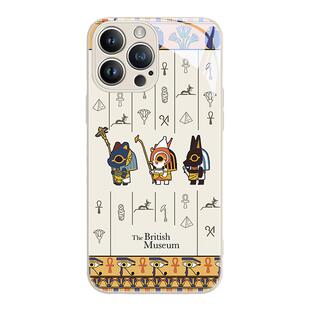 大英博物馆苹果17promax手机壳16iphone15安德森猫13mini新款12por14埃及萌神11玻璃x镜面xs十五xr适用8plus7