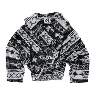 【明星同款】Medium Well 2025秋季新款羊毛围巾领廓形宽松外套女