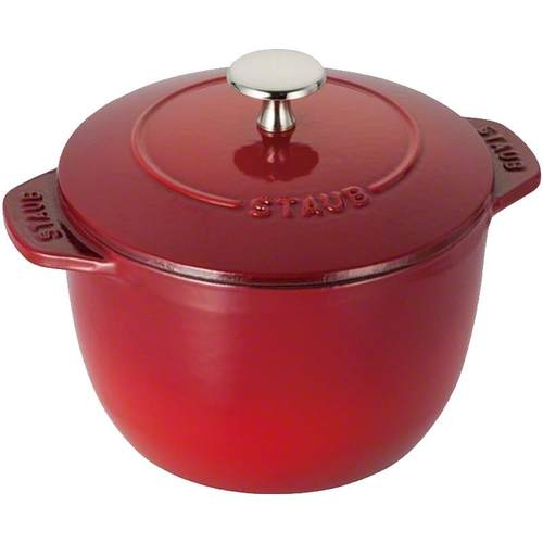staub珐宝珐琅铸铁锅饭釜锅16cm家用一人炖盅煲汤焖饭焖烧锅炖锅