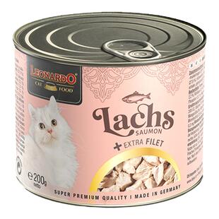德国Leonardo小李子菲力主食猫罐头新品extra成猫咪鲜肉湿粮200g