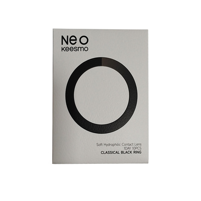NEO经典小黑环美瞳日抛彩色隐形眼镜10片装自然大小直径韩国