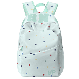 TURNUP波点双肩包女高中生大容量书包户外出游包包初中生轻便背包