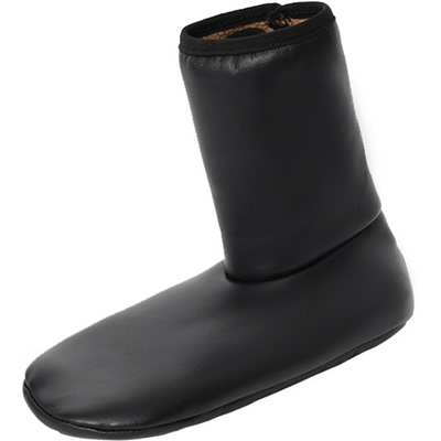 保暖冬季加绒加厚高筒防水地板袜