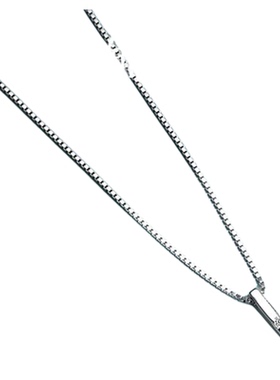 S925银一字项链小众设计