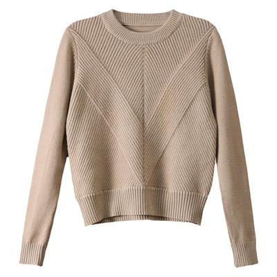 短款毛衣女套头修身打底衫针织衫