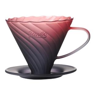 Bincoo手冲咖啡滤杯v60高硼硅玻璃耐热耐高温分享壶咖啡器具套装