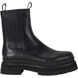 【38开门红】Loeffler Randall 女秋冬皮革黑色踝靴