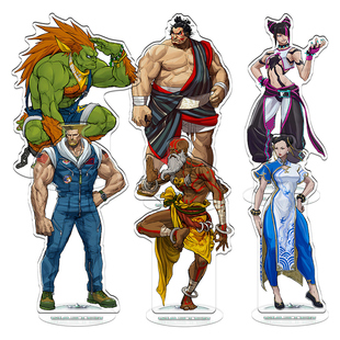 夹层精雕立牌街头STREET霸王FIGHTER 街霸6春丽卢克游戏周边礼物