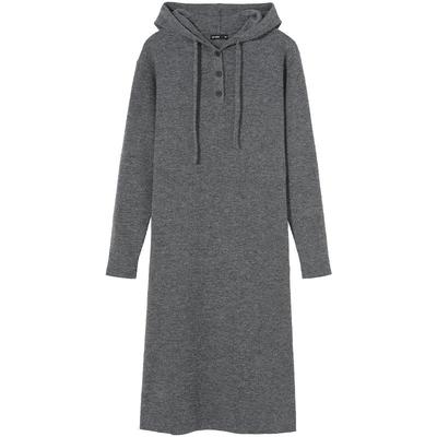 热风2025年冬季女士针织连衣裙